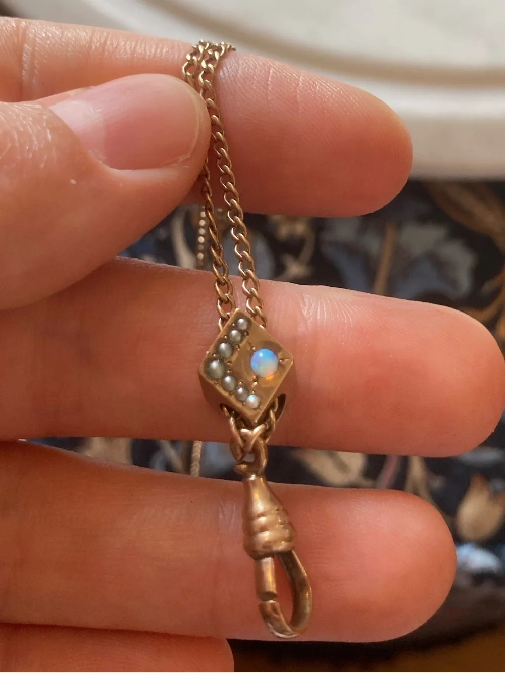 Antique victorian opal